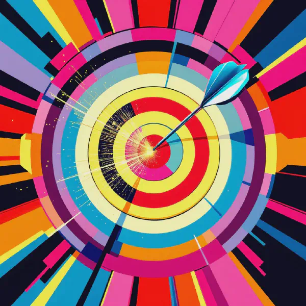 Hitting the target image Hitting the target image