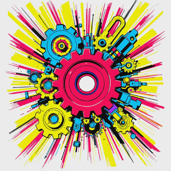 Working gears image Working gears image